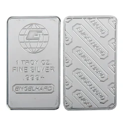 Hot Sale 24K Silver Plated Coin High Quality Gold Banknote Metal Bars with Plastic Case for Collectible