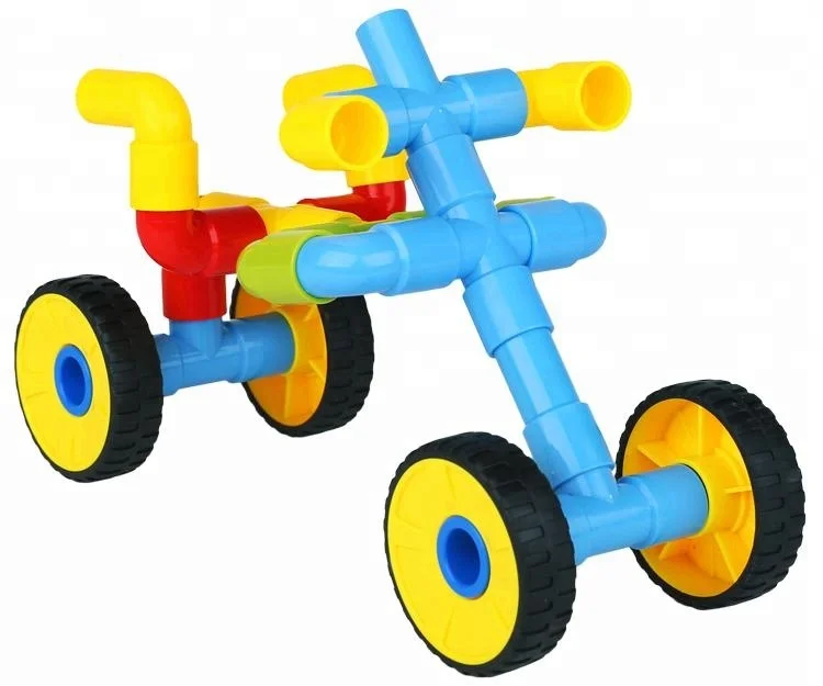 
New novelty DIY puzzle blocks educational pipe building block toys for Children 