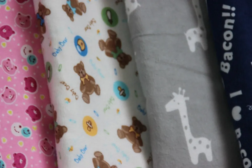 Зазор детские пижамы фланелевая ткань оптовая