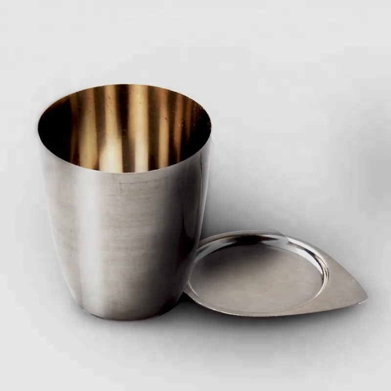 Class A 99.95% high purity 10ml small platinum crucible with topcover