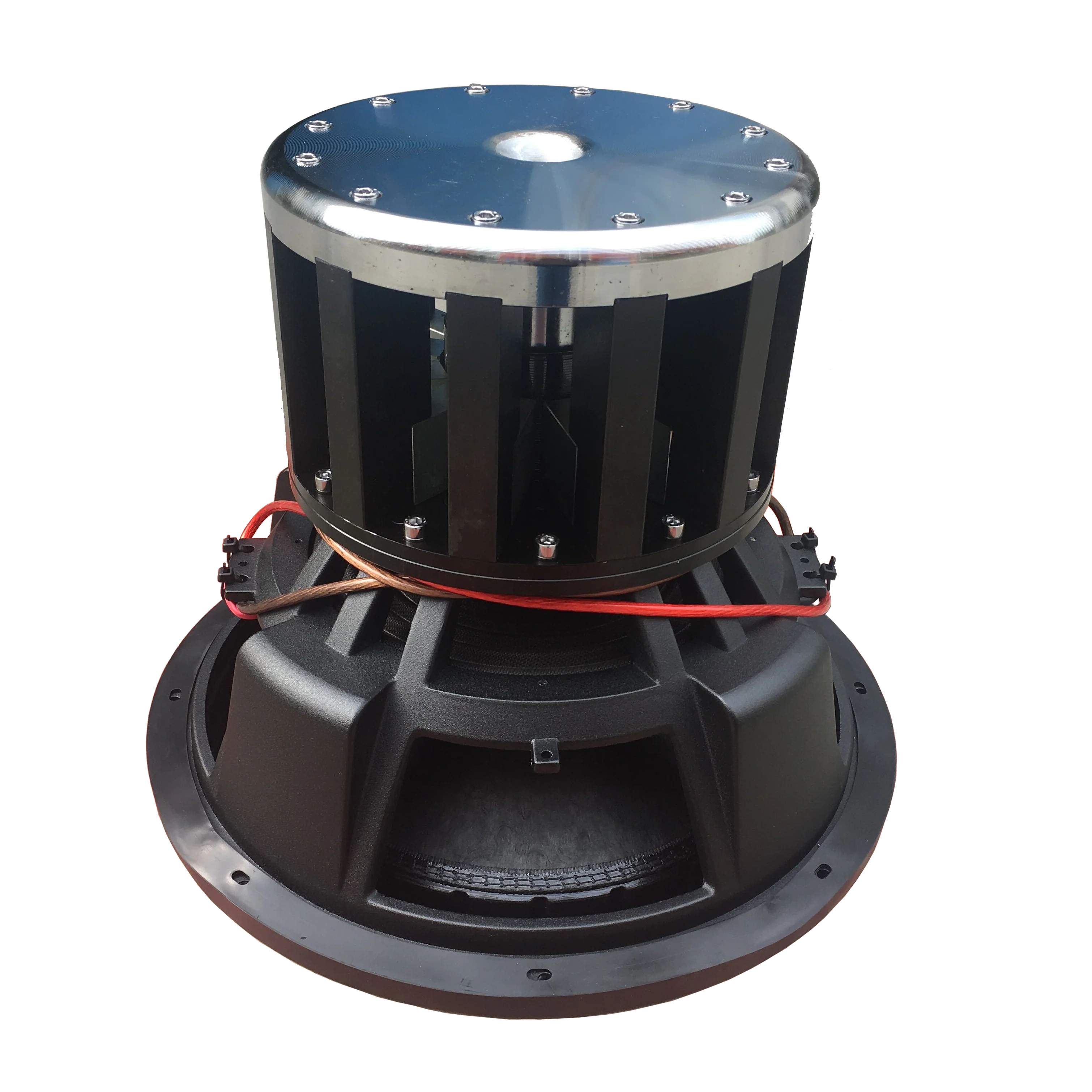 Dual 1ohm 2ohm 16 Bar N48HS Neodymium magnets 15inch Competitive Neo magnet subwoofer