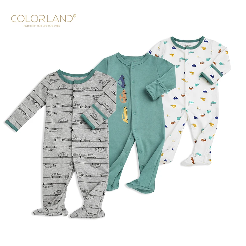 COLORLAND 2019 New Fashion Baby Jumpsuit Romper For New Born Baby