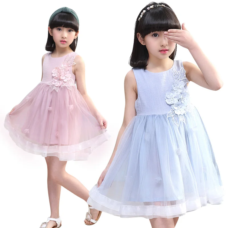 Alibaba En Espanol With Flower Decoration Kids Model Girls Dresses For 7 Year Olds