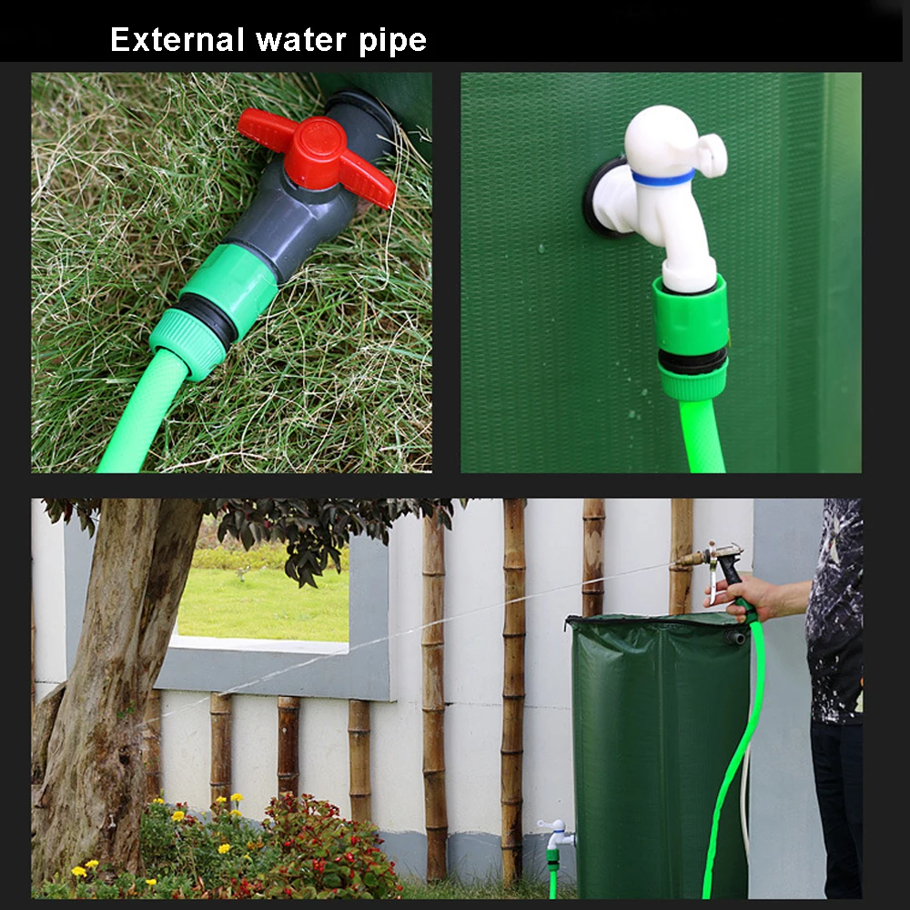 50L 160L 200L 250L 380L 500L 1000LPVC Plastic Rain Water Barrel China Online Shopping, Collapsible Foldable Water Tank