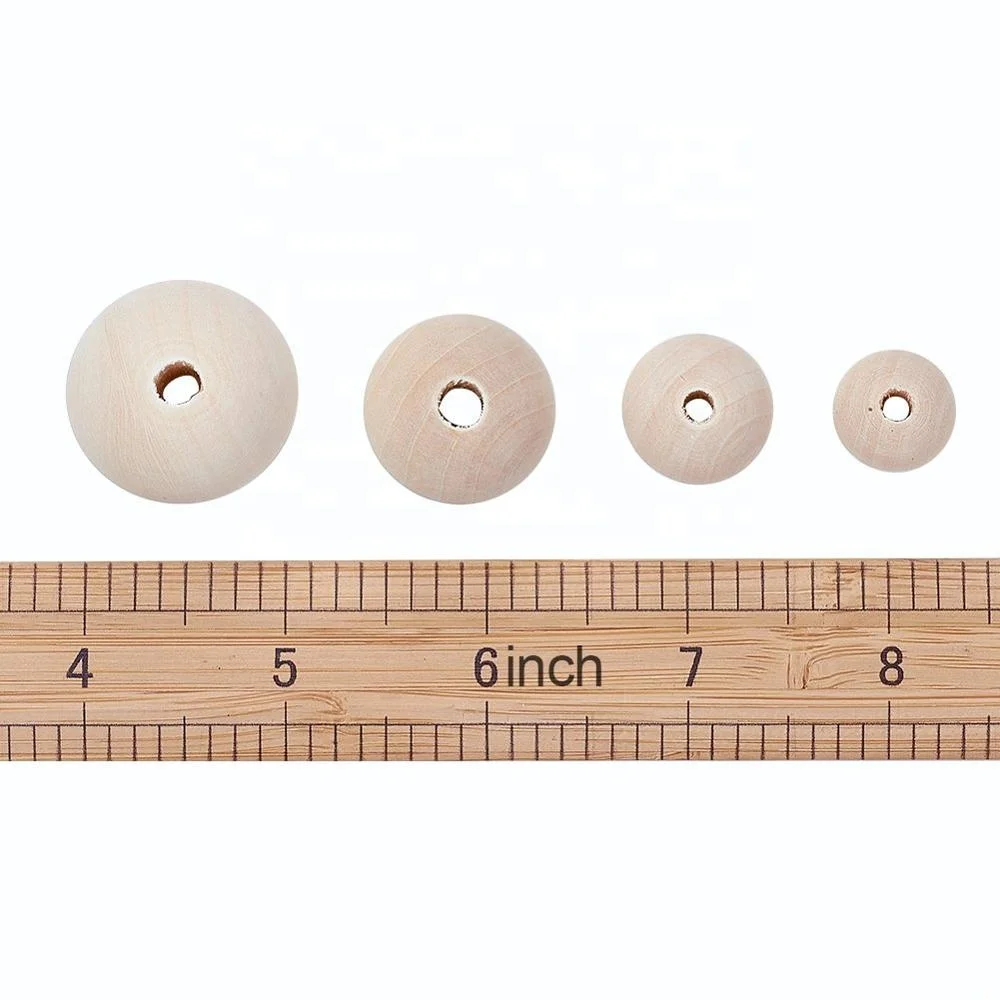 Supplier Good Price Wooden Beads Wooden Beads Craft Big Hole Wooden Beads