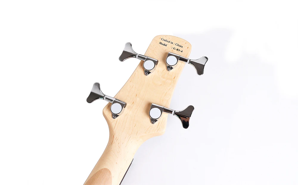 Beginner 24 fret electric bass Alder Wood body bass kit