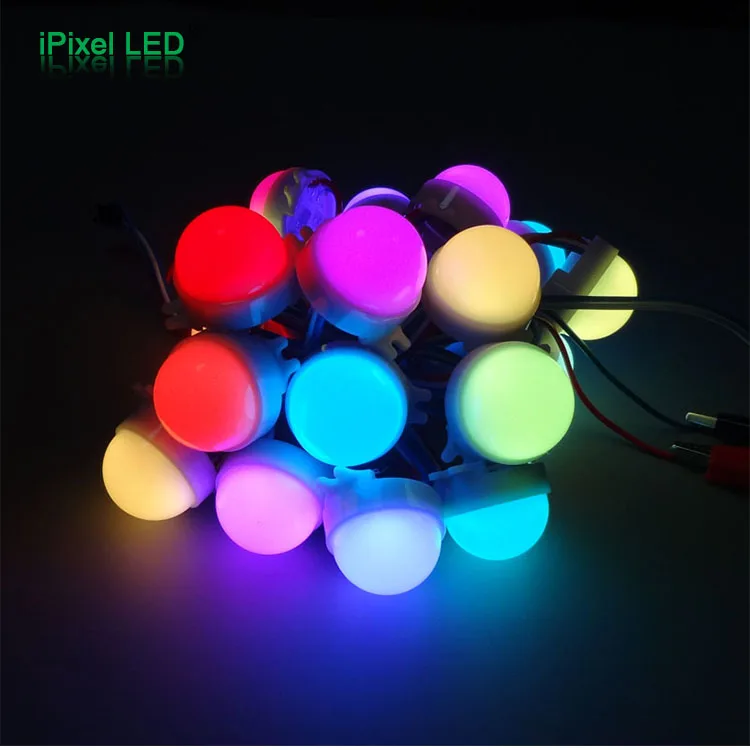 waterproof smd dmx rgb led pixel wall dmx 512 DC 12V ws2801 led bulb compatible with dmx , Artnet controller