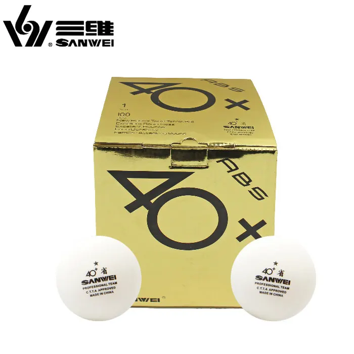 Sanwei  ABS material 1 star ping pong balls daily club training ball table tennis ball