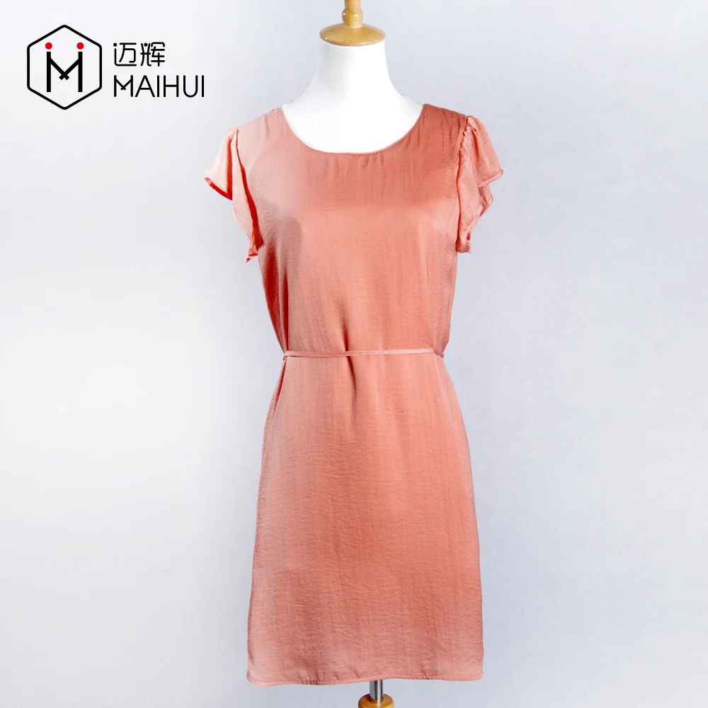 Made In China Women Long Dress Hangzhou Silk Soft Causal Dresses