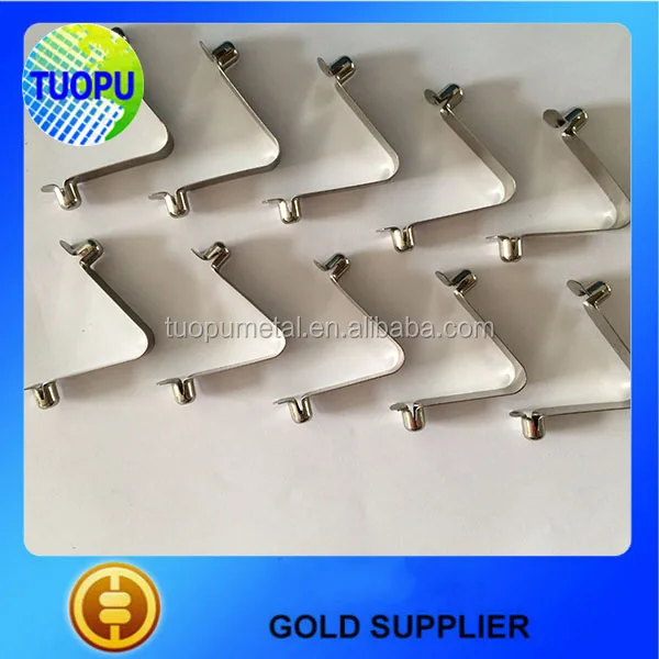 Горячие продажи качественные двойные Кнопки Телевизор С Пружинным Зажимом, V Металлическая Пружинная Скоба