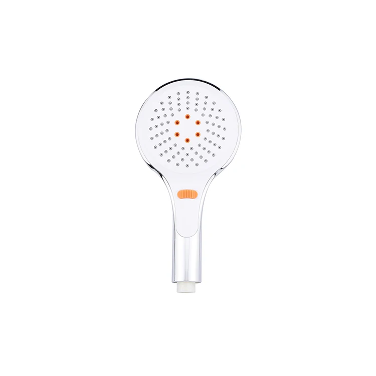 
SH-03 Luxurious ABS plastic chromed bath rain switched hand held water saving shower head 