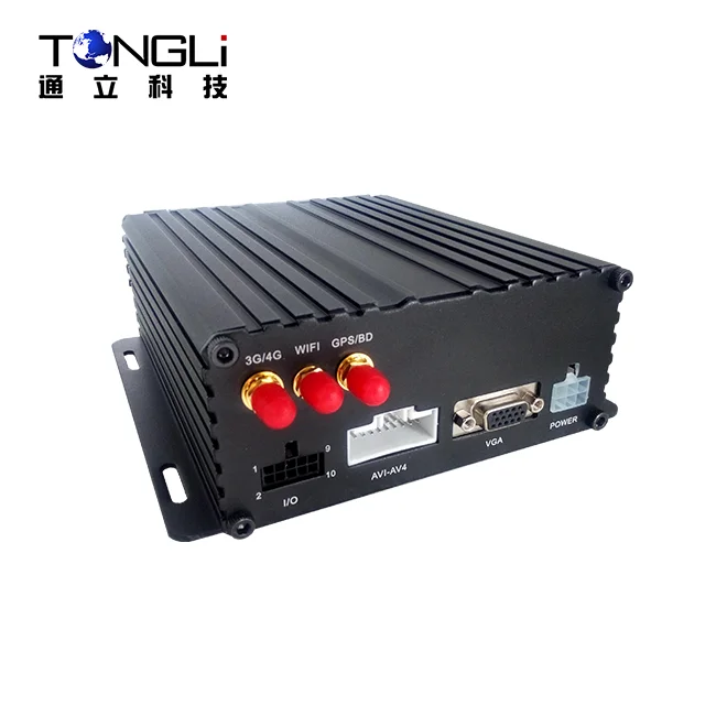 4 Channel 720p AHD Mobile DVR With 4G GPS WiFi G-sensor Optional