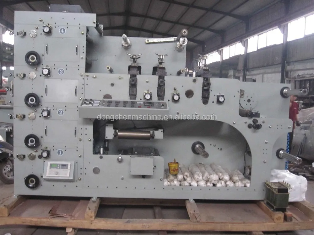 320 Adhesive Label Roll Flexographic Printing Machine for Pepsi and Cola