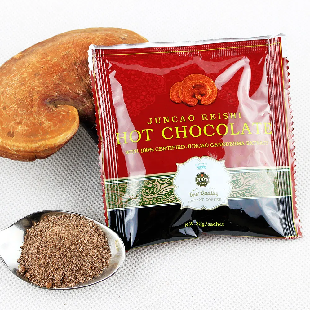 Ganoderma Lingzhi Instant Coffee 3 in 1 Hot Chocolate Powder Mix