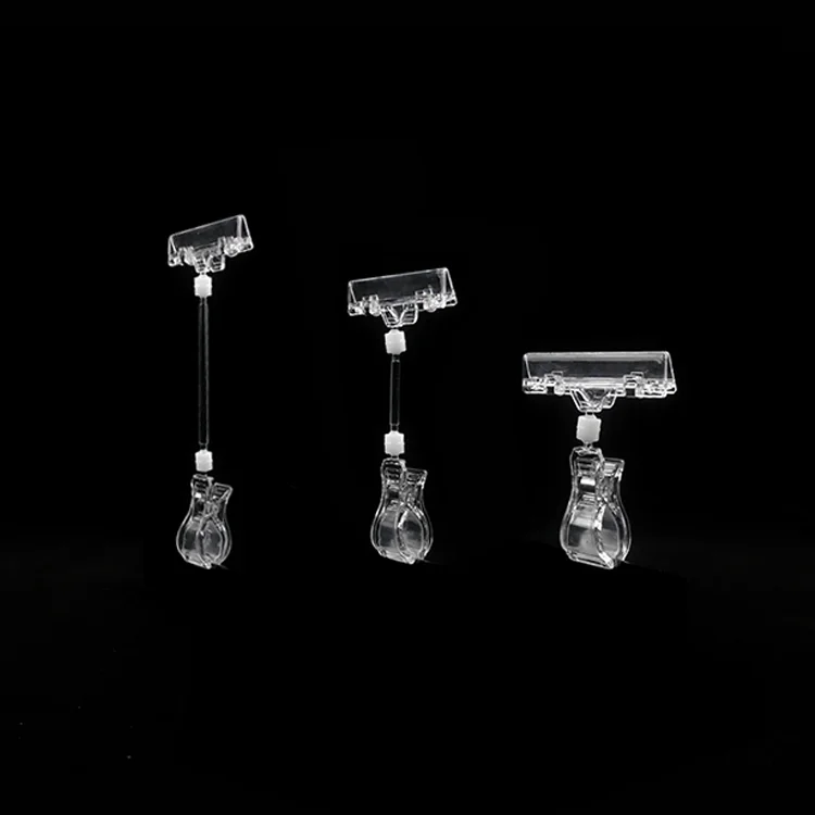 Hot-selling Pop Display Transparent Clips For Promotion