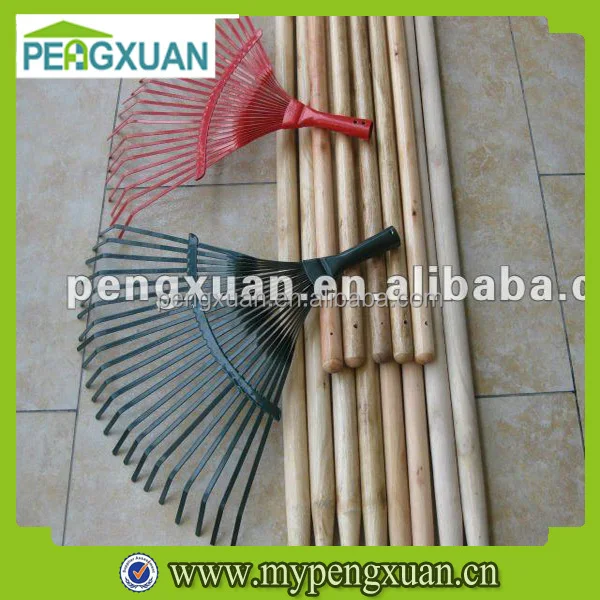 Hand leaf gardening rake logo grooming rake hand metal garden rake