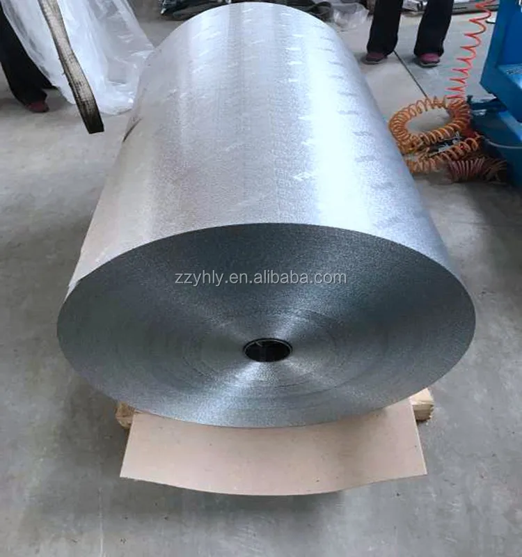 Stucco Aluminium Foil, 0.05mm & 0.08mm thickness for PIR Panels