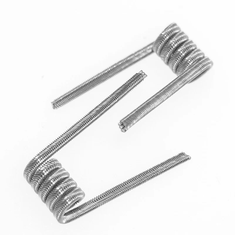 
Electric cigarette manufacturer vape coil ni80cr20 prebuilt coil 26*3/36ga heating resistance alien V2 coil for atomizer 