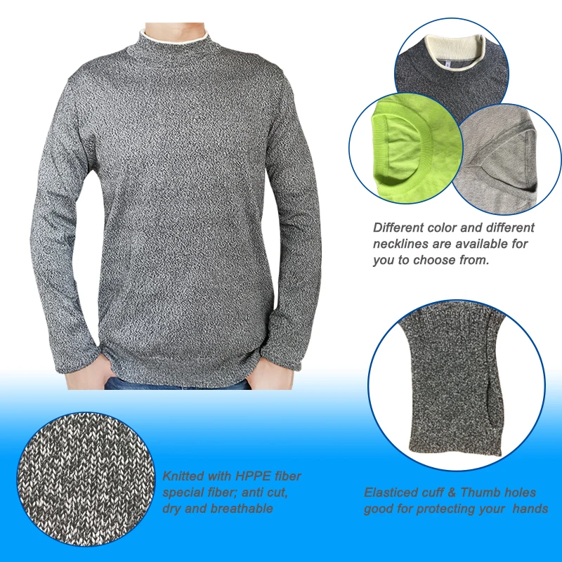 Заводская цена, Защитная футболка для тела, уровень 5, защита от резки одежды Dinima