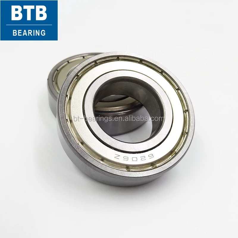 P6 (ABEC-3) deep groove ball bearing 6206 ZZ with dimension 30x62x16 mm