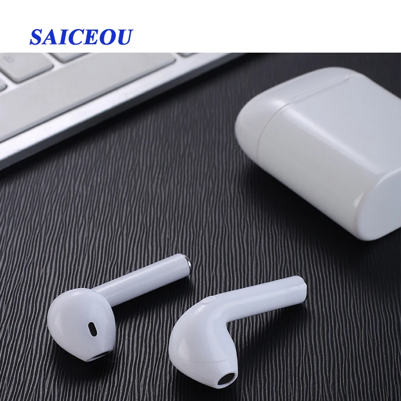 
Wholesale I7S TWS BT wireless earphone smart phone twins sport headphone dual set with 400mah power bank case 
