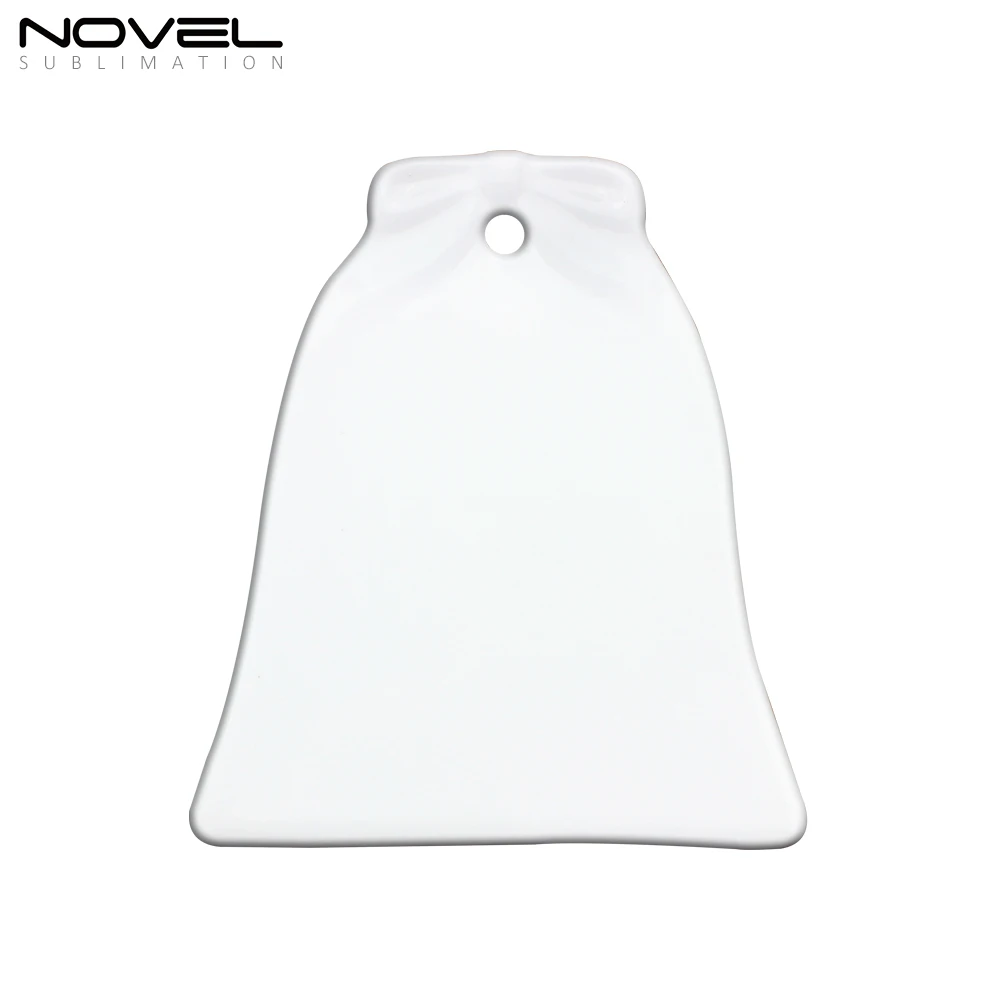 Sublimation Custom Printing Blank Ceramic Christmas Tree Ornament