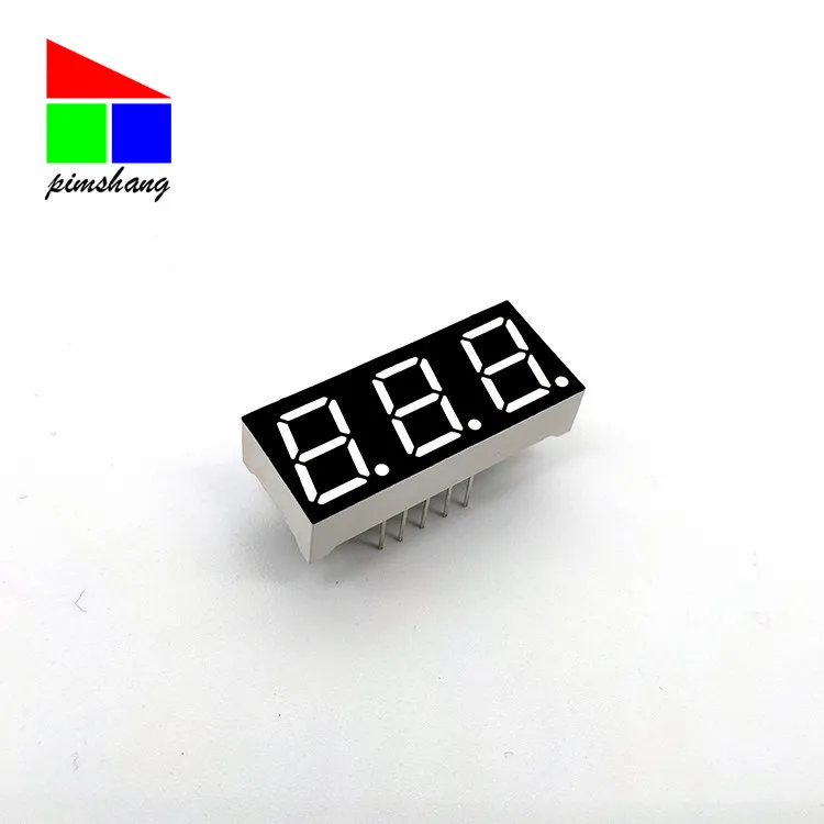 
3 digit 7 segment 0.39 inch LED digital tube manufacturer guarantees good quality and after-sales service 