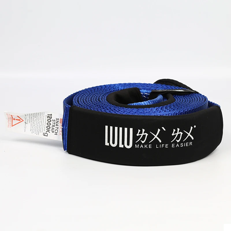 
Emergency Off Road Truck Accessories Custom Heavy Duty Recovery Tow Strap 3