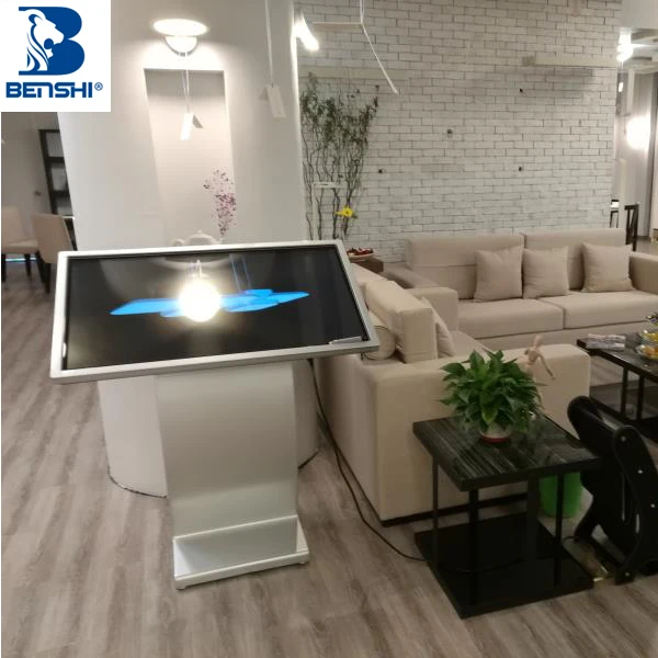 
floor stand lcd advertising display 32 inch all in one pc tv digital display signage 