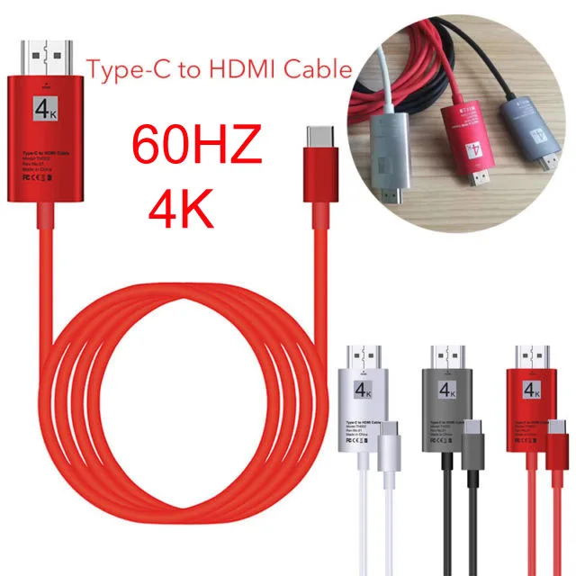 
Dongguan USB-C 3.1 cable for iphone hd hdtv cable 4k tv digital av multiport adapter 