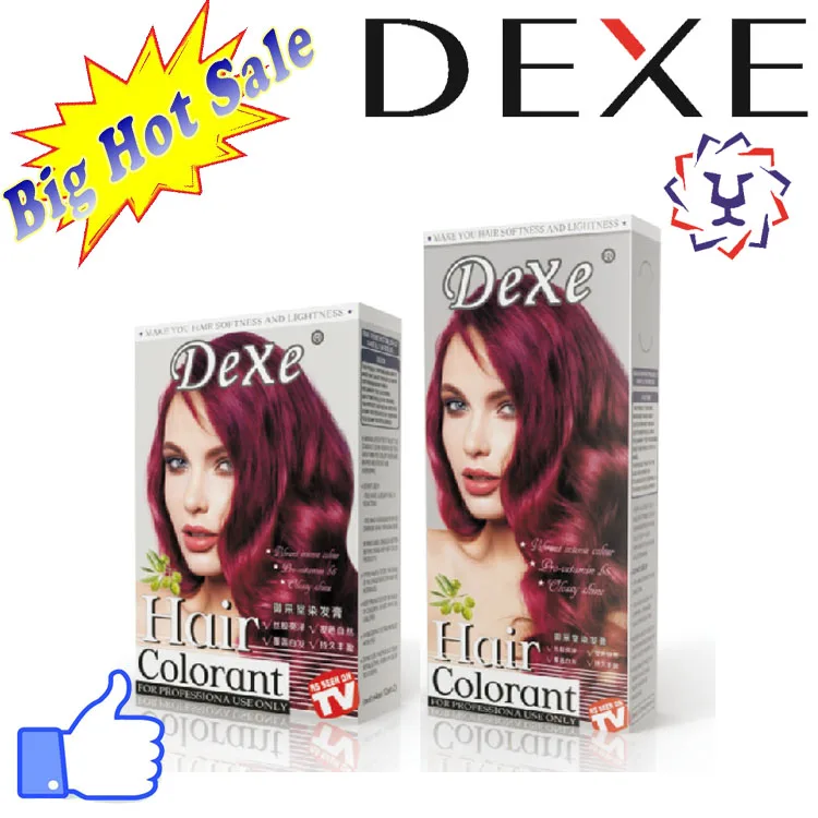 Dexe hair color cream professional hair color manufacturers natural salon style easy use at home