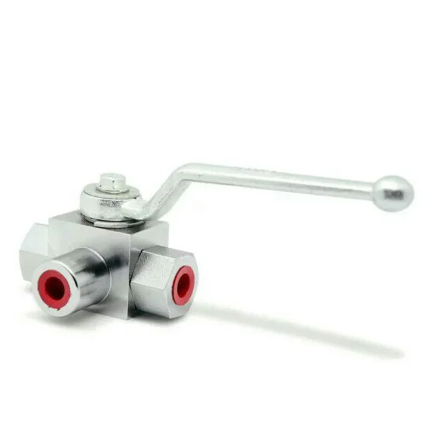 high pressure NPT male threaded block body Hydraulic Ball Valve