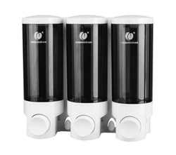 300ml Triple Chamber Wall Mounting Shower Soap Dispenser CD-3006A