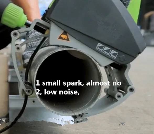 electric large diameter pipe cutter pvc plastic pipe cutter