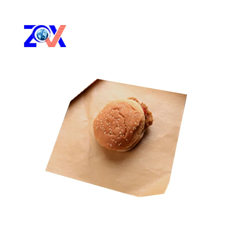 
chicken burger food packaging wrapping paper wholesale,Greaseproof printing logo paper with PE 