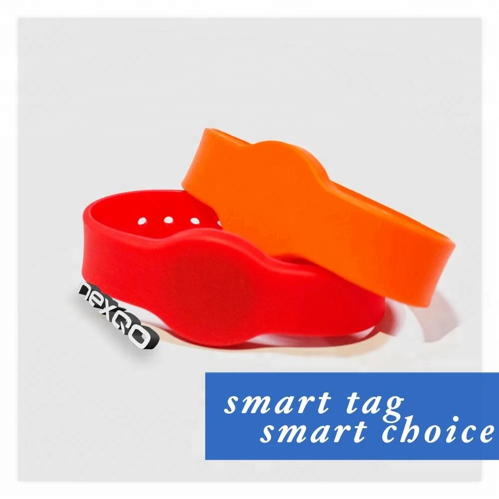 NFC Custom printing RFID silicone bracelet