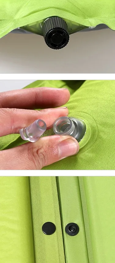 Outdoor 2 Person Self inflatable Waterproof Camping Mat With Pillow sleeping mattress