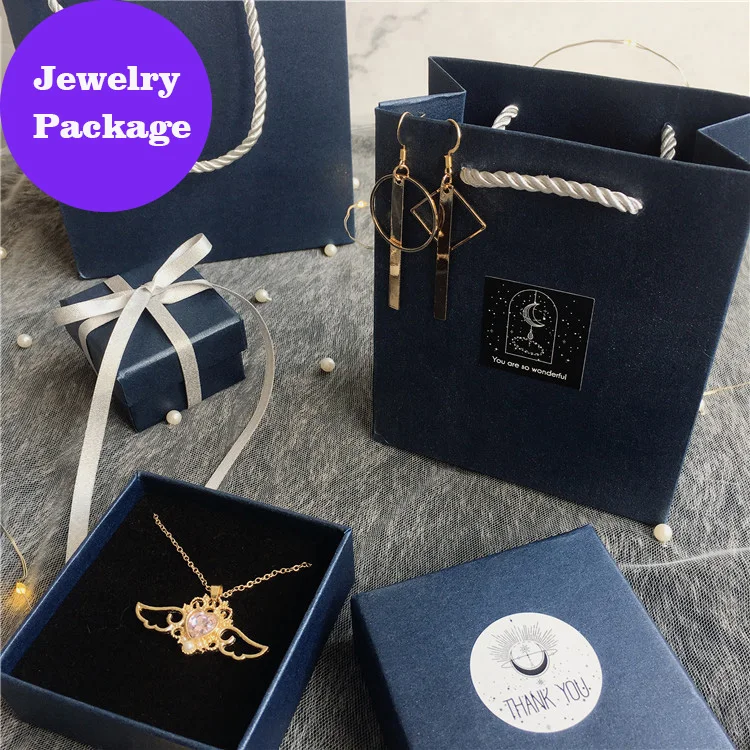 10pcs/pack gift jewelry package small paper bag for accessories gift paper bag