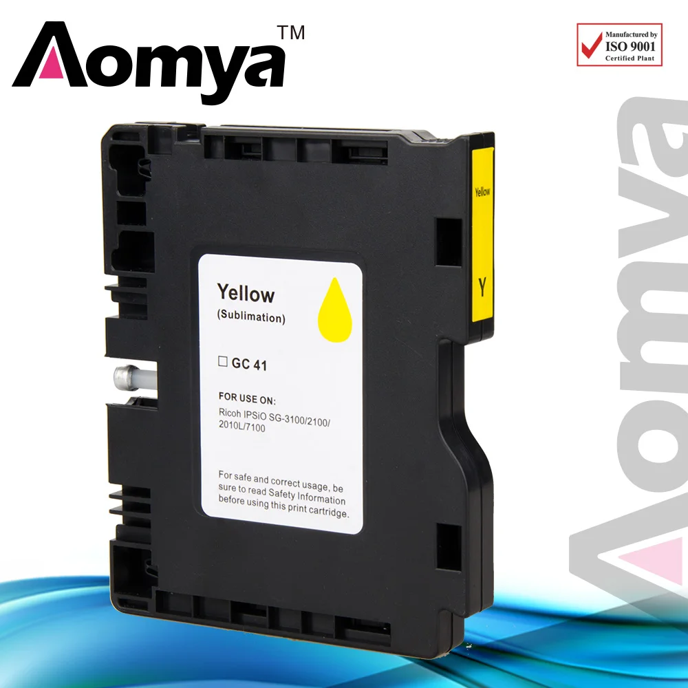 Чернильный картридж Aomya Для принтера GC41 Ricoh SG2010L SG3110 с чипом