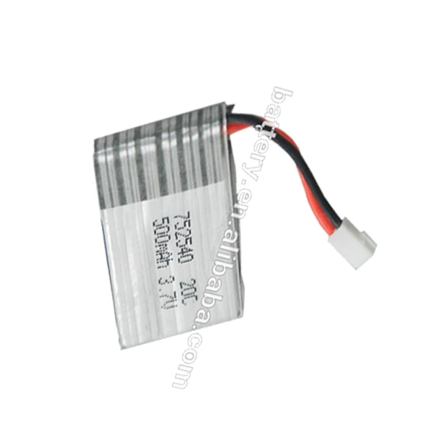 500mah 3.7v 752540 high rate polymer battery for RC helicopter