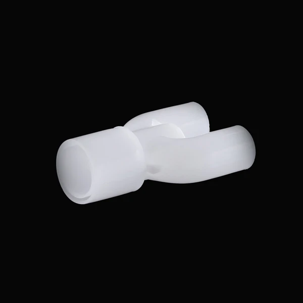 
Disposable medical plastic Y type connector for breathing circuit U type connector parallel connector with sampling port 