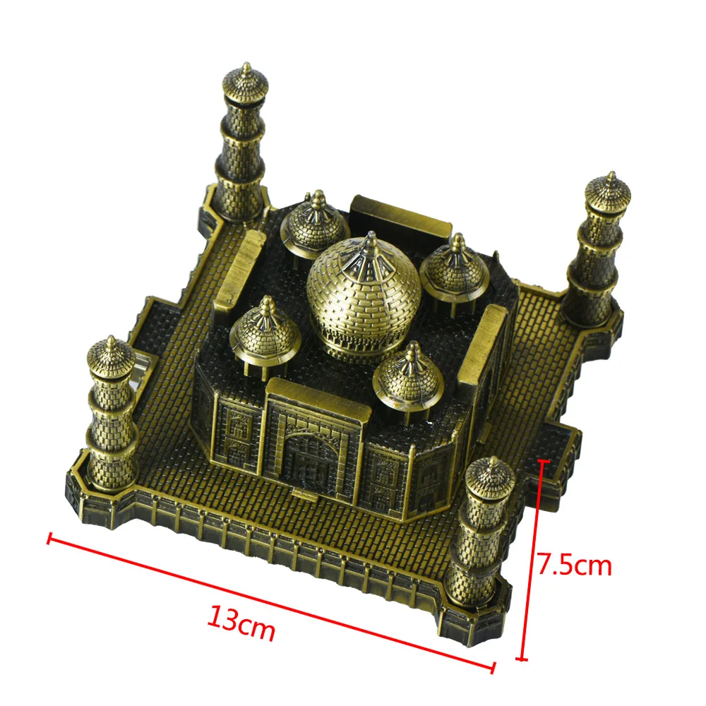 WR Art Crafts Novelty Thailand Souvenir Gifts Bronze Taj Mahal Building Models Home Office Ornament