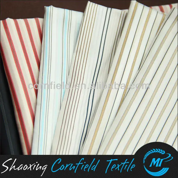 Manufacturer High Quality Polyester Striped Suit Sleeve Lining Fabric