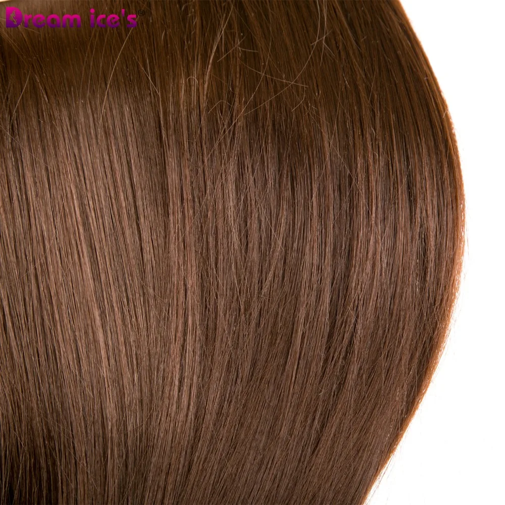 cheap price 50cm 220g brown color synthetic hair training head