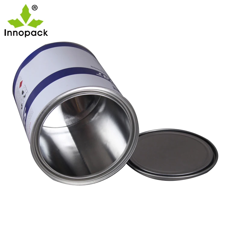 quart Empty Tin Cans for Paint Metal Tin Cans for Paint Tin with Handles and Lid Available