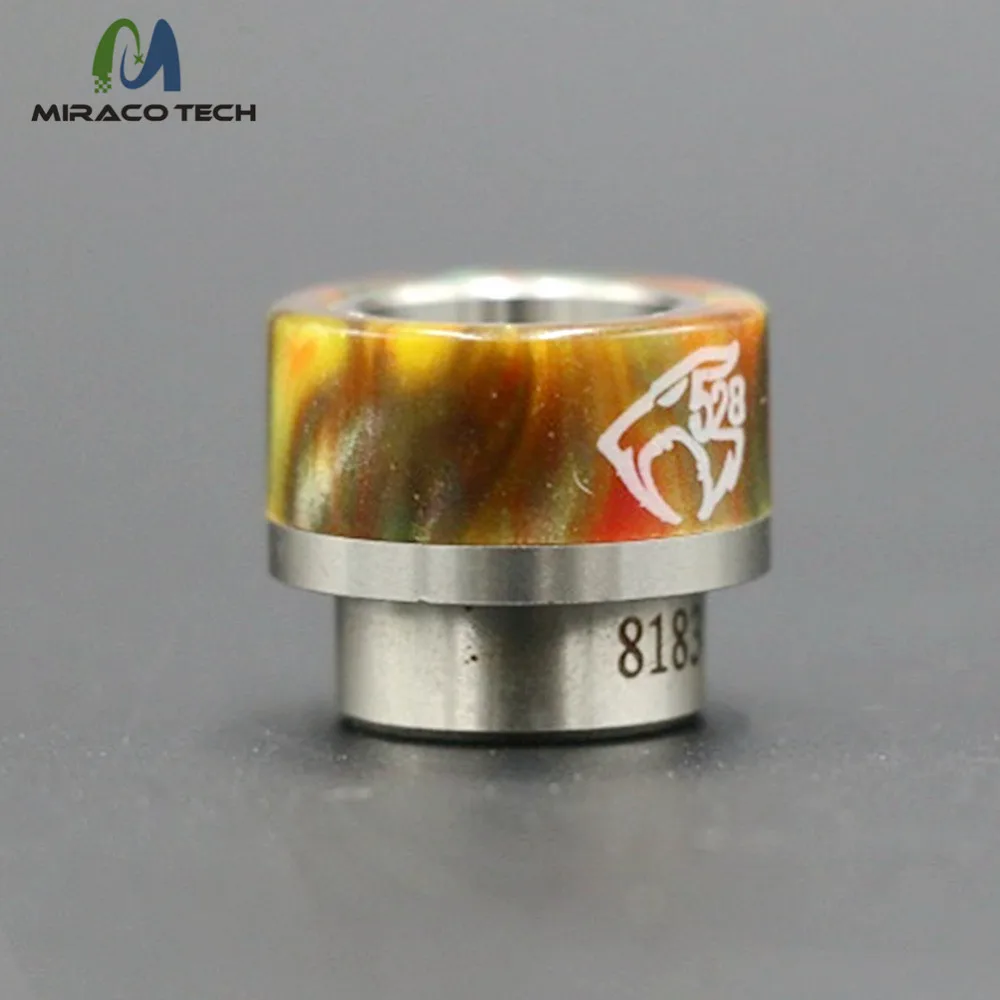
Foggyman Epoxy Resin 810 Drip Tip E cigarette 810 Vape Mouthpiece for Kennedy Goon 528 RDA Atomizer 