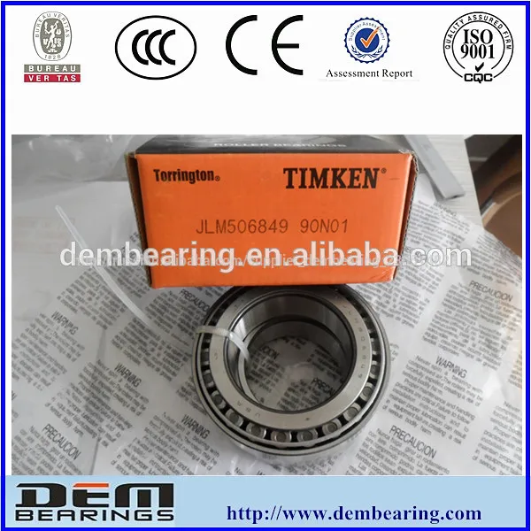 high quality oem jlm506849/jlm506810 tapered roller bearings