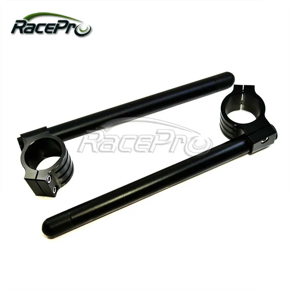 43mm Top Quality Billet Cnc Machined universal Motorcycle Clip-on Handlebars For Honda VFR800 VTEC