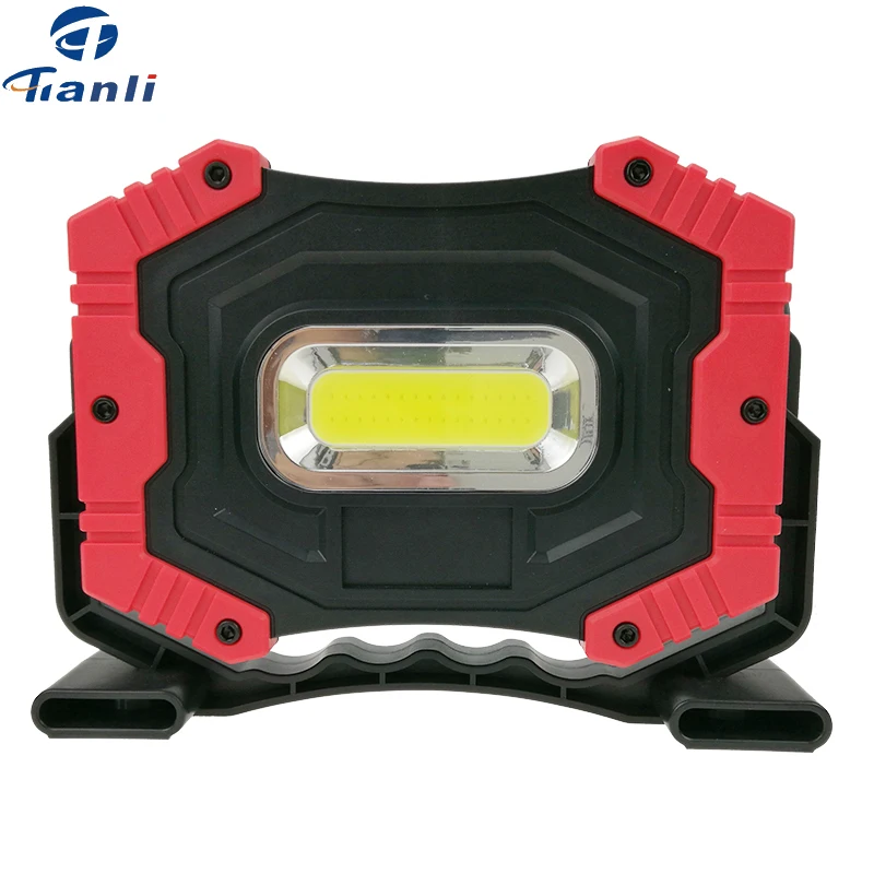 Portable LED Work Light, COB Flood Lights, Job Site Lighting, Super Bright for Outdoor Camping Hiking Car Repairing
