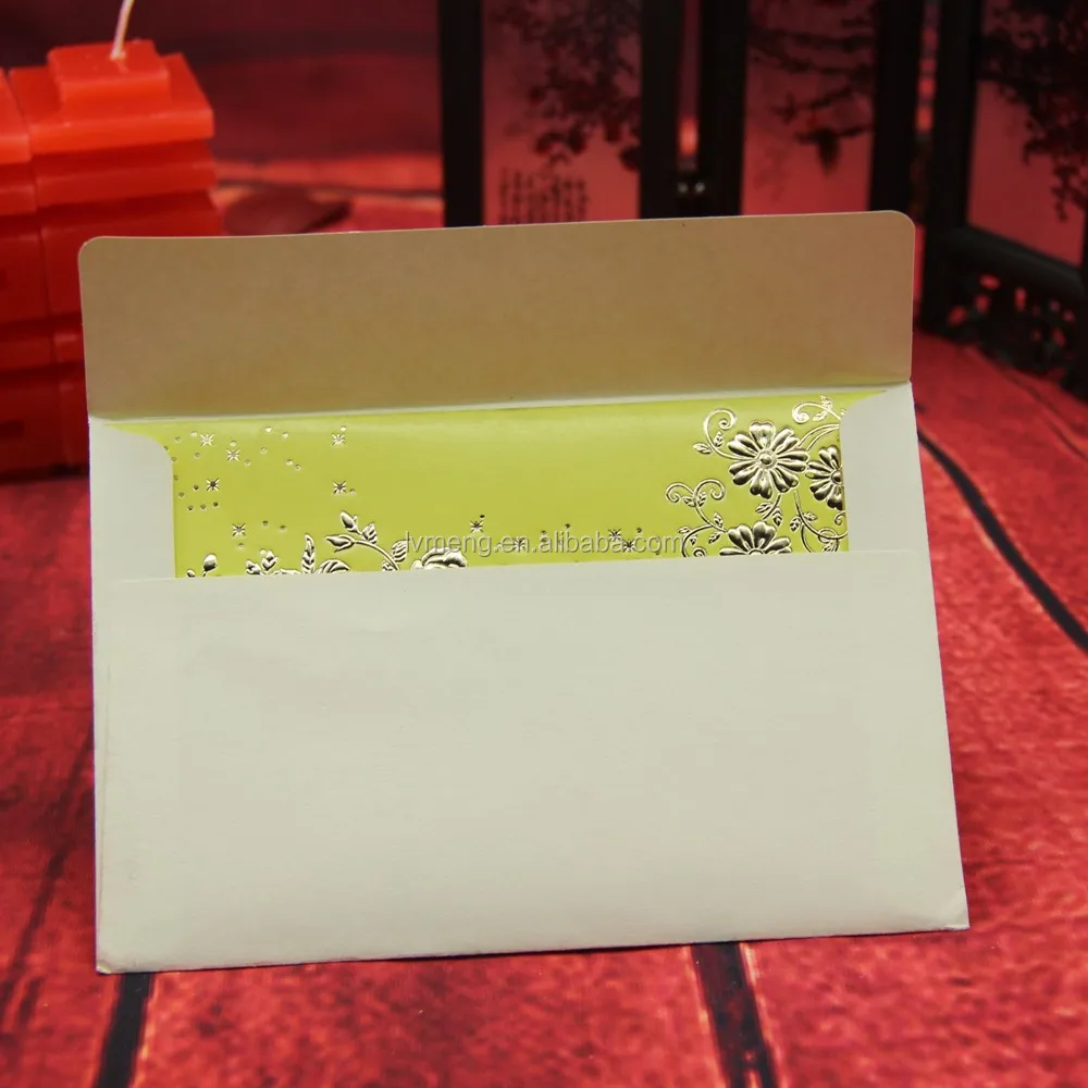 Romantic wedding invitation card hot stamping/ new arrival cheap price wedding small cards